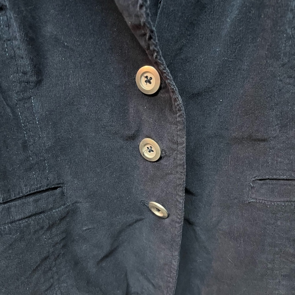 Lane Bryant Women's Navy Corduroy Blazer - Picture 5 of 5